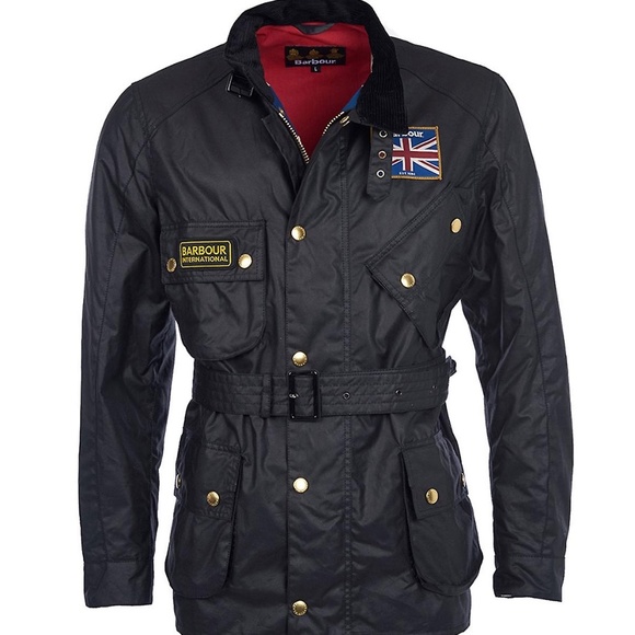 Barbour International Barbour Union Jack International Jacket Black - Picture 1 of 1